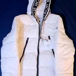 (Black) OR (White) Moncler (XL) & (2XL) Nylon Down Jacket Puffer